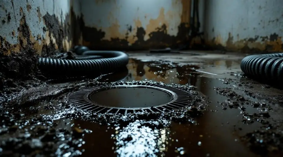 A professional restoration technician in full protective gear performing sanitization in a Miami Springs home.
