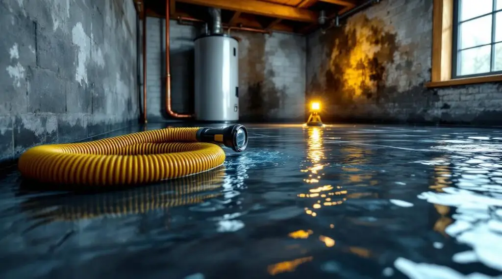 Professional technician setting up drying equipment for Home Water Removal Services in a Miami Springs residence.